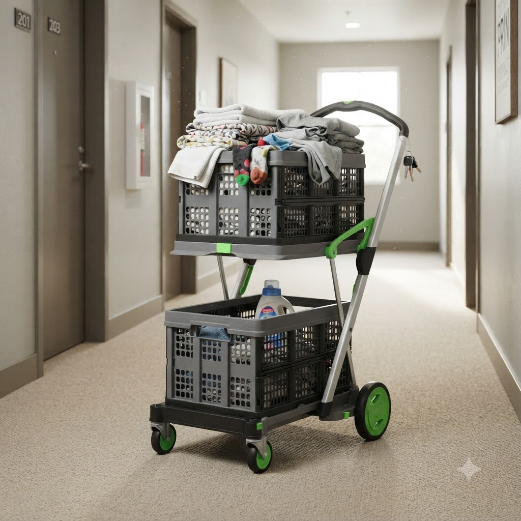 EasyRoll trolley - laundry day use case