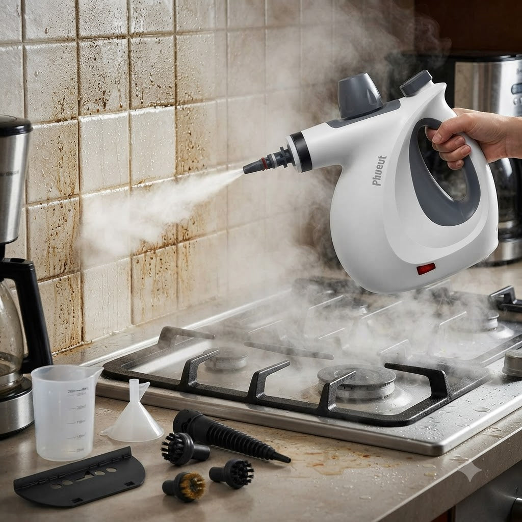 Steam cleaner used in the kitchen